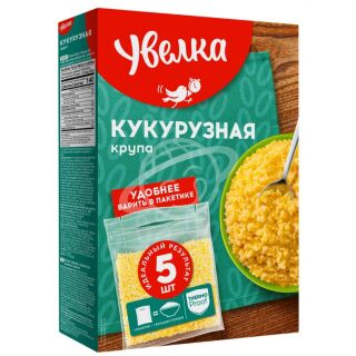 Кукурузная Крупа "Увелка" 5 пакетиков по 80г