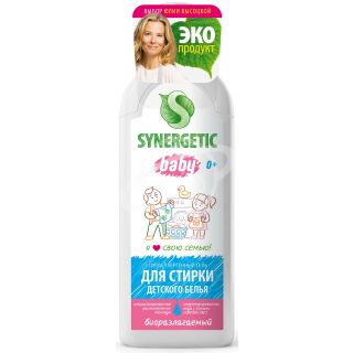 Гель для стирки детского белья "SYNERGETIC" 1л