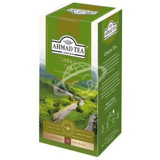 Чай "AHMAD TEA" Green Tea зеленый классический в пакетиках 25 шт