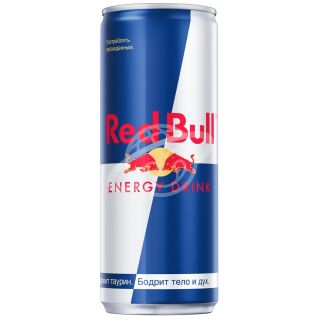 Напиток энергетический "Red Bull" газированный безалкогольный ж/б 0,25л