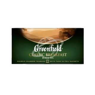 Чай "Greenfield" CLASSIC BREAKFAST черный байховый в пакетиках, 25 шт