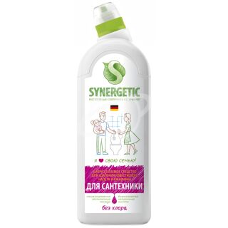 Средство для сантехники "SYNERGETIC" без хлора 1л