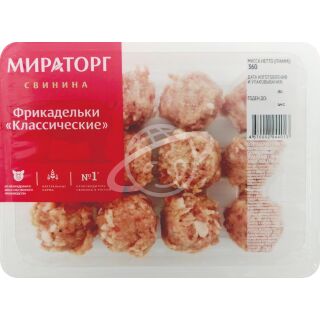 Фрикадельки из мяса свинины Мираторг "Классические" охлажденные 360г