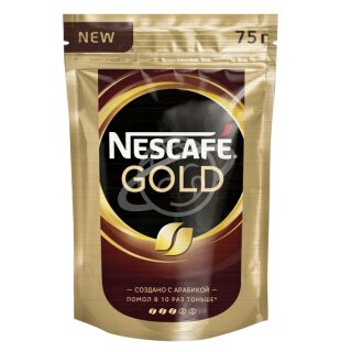 Кофе "Nescafe" GOLD растворимый м/у 75г