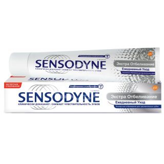 Зубная паста "SENSODYNE" экстра отбеливание 75мл