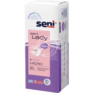 Прокладки урологические женские "Seni Lady" микро 20шт