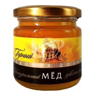Мед натуральный "Медовая долина" цветочный горный 250г