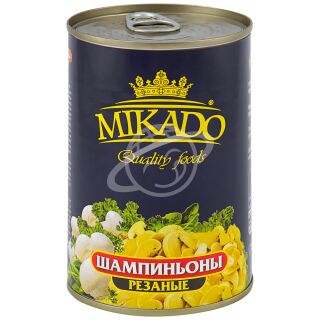 Шампиньоны Mikado резаные 425мл