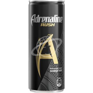 Напиток энергетический "Adrenaline Rush" газированный безалкогольный ж/б 0,449л