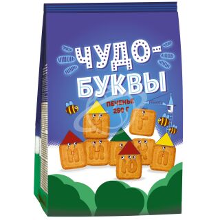 Печенье "Брянконфи" Чудо-Буквы 250г