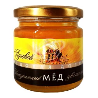Мед натуральный "Медовая долина" цветочный луговой 250г