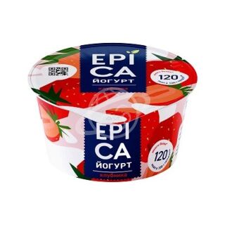 Йогурт EPICA с клубникой 4,8% 130г БЗМЖ