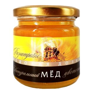 Мед натуральный цветочный разнотравье 250г ООО "Медовая долина"