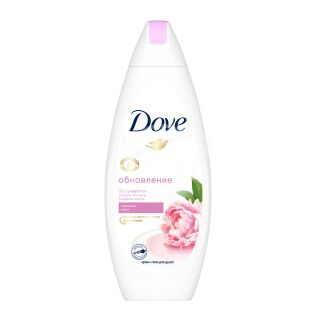Гель для душа "Dove" сливочная ваниль и пион 250мл