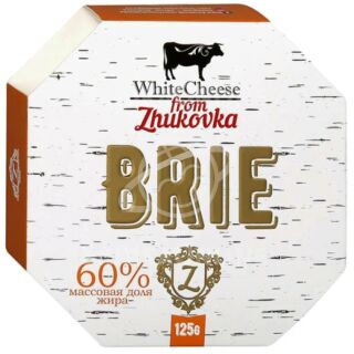 Сыр мягкий White Cheese from Zhukovka Бри с белой плесенью 60% 125г БЗМЖ