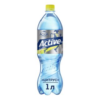 Напиток "Aqua Minerale Active цитрус" безалкогольный негазированный 1л
