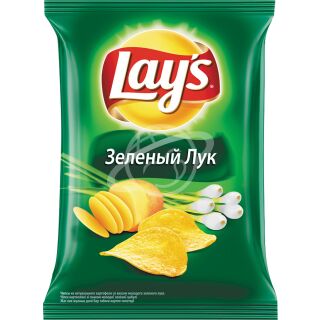 Чипсы "Lays" зеленый лук 140г