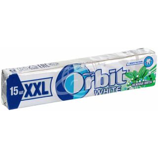 Жевательная резинка "Orbit White XXL" нежная мята 20,4г
