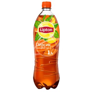 Чай холодный "Lipton" черный со вкусом персика негазированный 1л