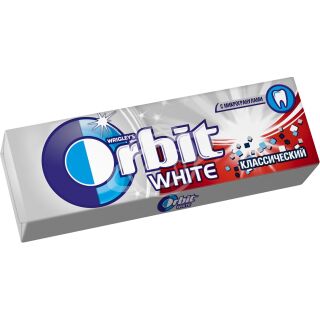 Жевательная резинка "Orbit White" классический 13,6г