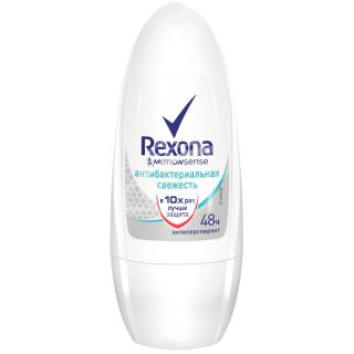 Дезодорант "Rexona" антибактериальная свежесть ролик 50мл