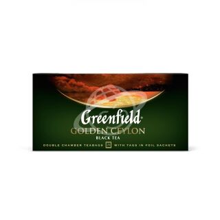 Чай "Greenfield" COLDEN CEYLON черный цейлонский в пакетиках, 25 шт