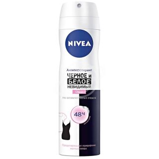 Дезодорант "NIVEA" невидимая защита для черного и белого clear спрей 150мл