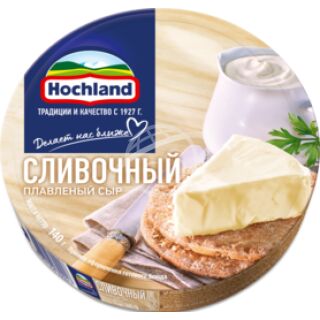 Сыр плавленый Hochland сливочный 50% 140г БЗМЖ