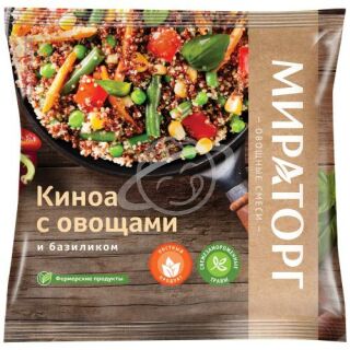 Киноа "Мираторг" с овощами и базиликом 400г