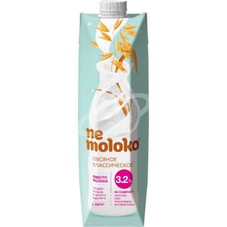 Напиток овсяный Ne moloko классический 3,2% 1л