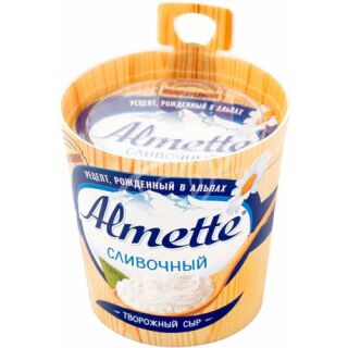 Сыр творожный Almette сливочный 60% 150г БЗМЖ