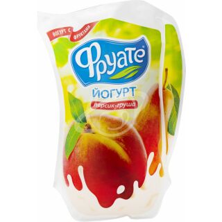 Йогурт "Фруате" персик, груша 1,5% 950г БЗМЖ