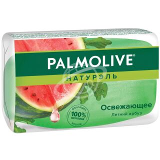 Мыло "Palmolive" натурэль с фруктовыми экстрактами освежающий летний арбуз 90г