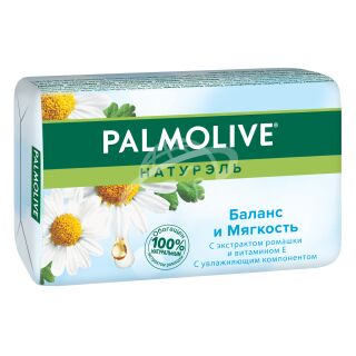 Мыло "Palmolive" натурэль баланс и мягкость с экстрактом ромашки и витамином Е 90г