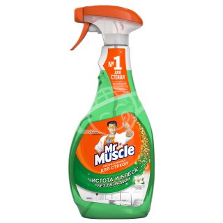 Средство для мытья стекол и поверхностей "Mr.Muscle" 530мл утренняя роса