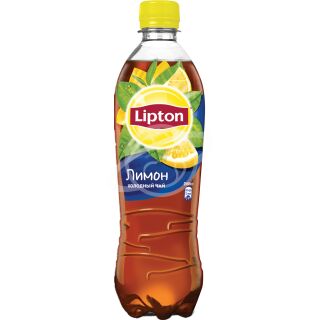 Чай холодный "Lipton" черный со вкусом лимона негазированный 0,5л
