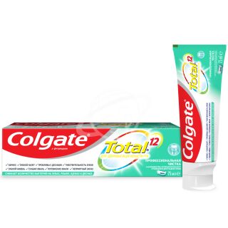 Зубная паста "Colgate" total 12 профессиональная чистка гель 75мл