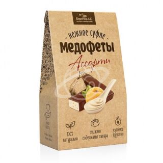 Конфеты глазированные "Медофеты Суфле" ассорти в шоколаде 150г
