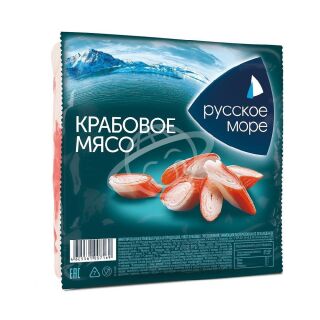 Крабовое мясо "Русское море" охлажденное 200г