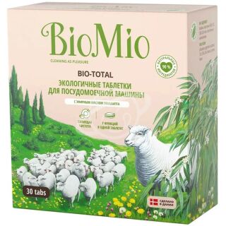 Таблетки для посудомоечной машины "BioMio" BIO-TOTAL 7в1 30шт