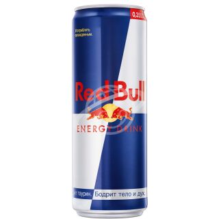Напиток энергетический "Red Bull" газированный безалкогольный ж/б 0,355л