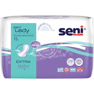 Прокладки урологические для взрослых "Seni Lady" Extra 15шт