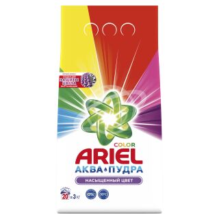 Стиральный порошок "ARIEL" колор де люкс автомат 3кг