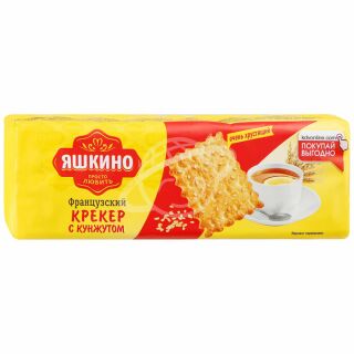 Крекер "KDV" Яшкино французский с кунжутом 185г