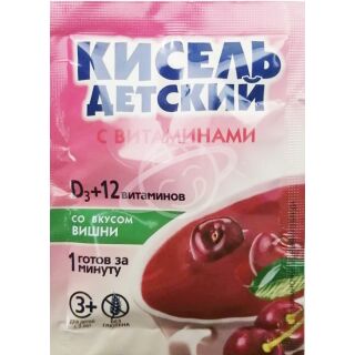 Кисель детский "Витошка" с витаминами со вкусом вишни 25г