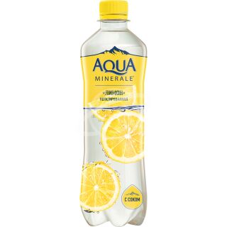 Напиток "Aqua Minerale" с соком лимон негазированный 0,5л
