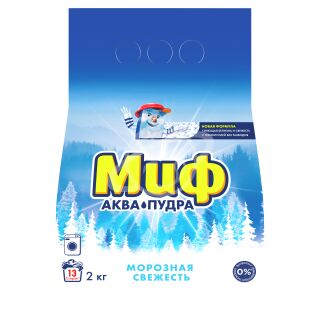 Стиральный порошок "Миф" морозная свежесть автомат 2кг