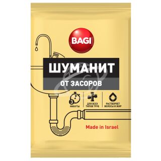 Средство для устранения засоров "BAGI" ШУМАНИТ 70г