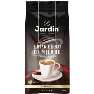 Кофе "JARDIN" ESPRESSO DI MILANO зерно м/у 250г