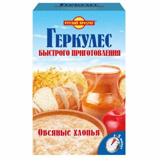 Хлопья Овсяные "Русский продукт" Геркулес быстрого приготовления 420г